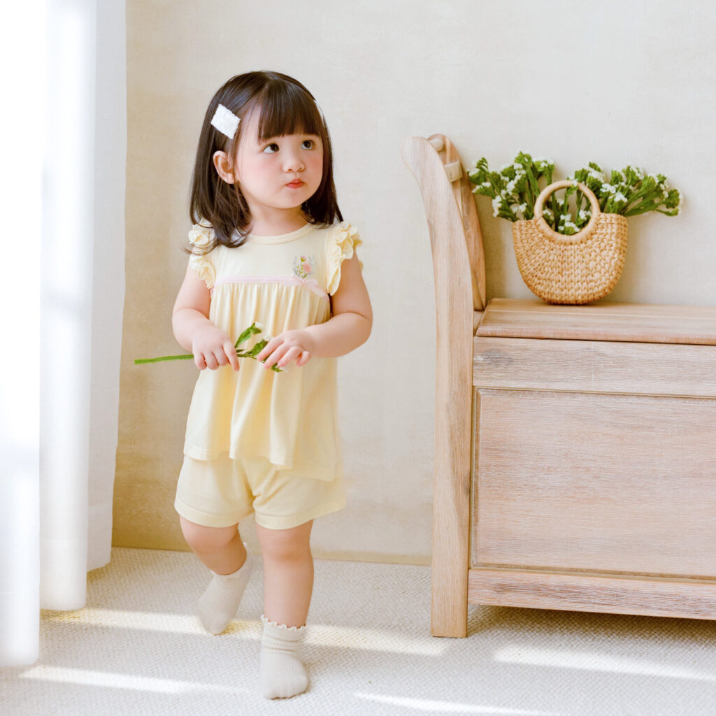 Babydoll cánh tiên đính nơ
